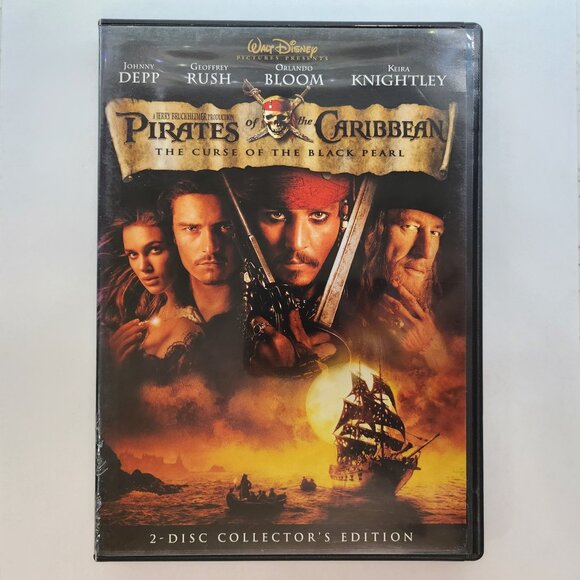 Pirates of the Caribbean Curse of the Black Pearl DVD Movie - Picture 1 of 6